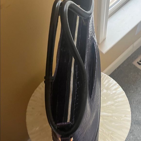 Brahmin Purple and Black Satchel - Picture 5 of 13